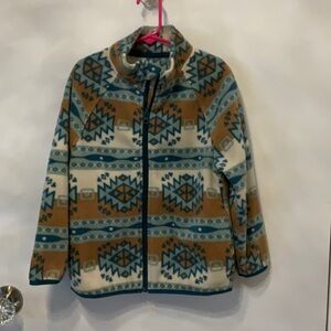 Girls Aztec print jacket Size Small 6-7